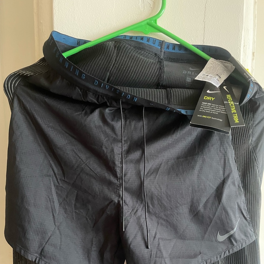 Nike Run Division Men’s Hybrid Running Tights Black Sz Small
